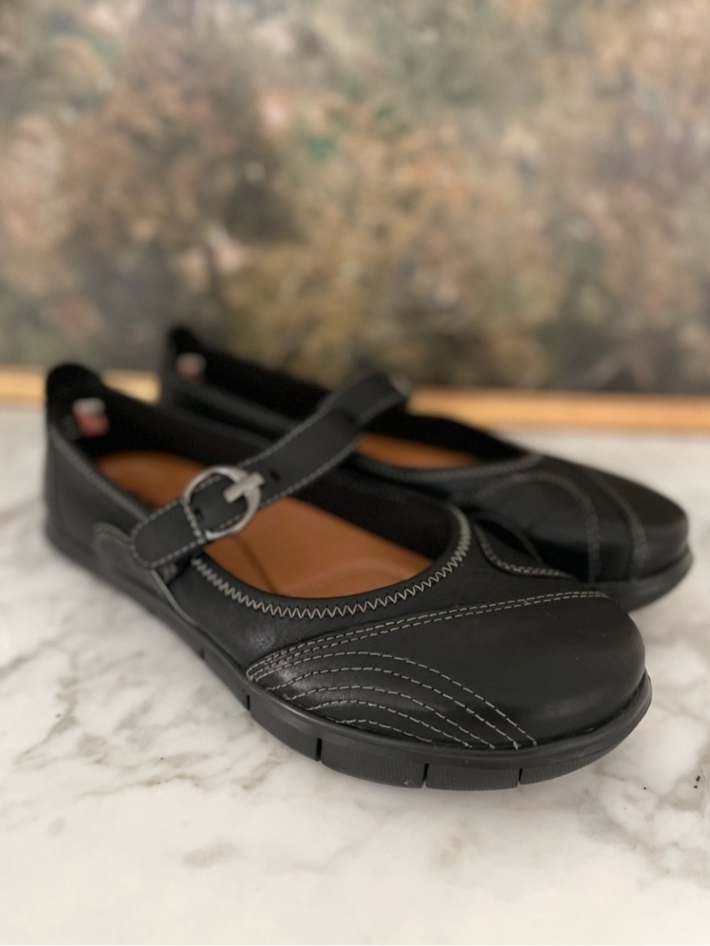 NEW Kalso Mary Jane Shoe Rally Negative Heel Black Leather USA 8.5 - Picture 9 of 9